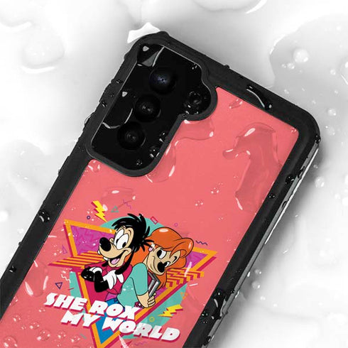 Disney She Rox My World Galaxy S24 Waterproof Case